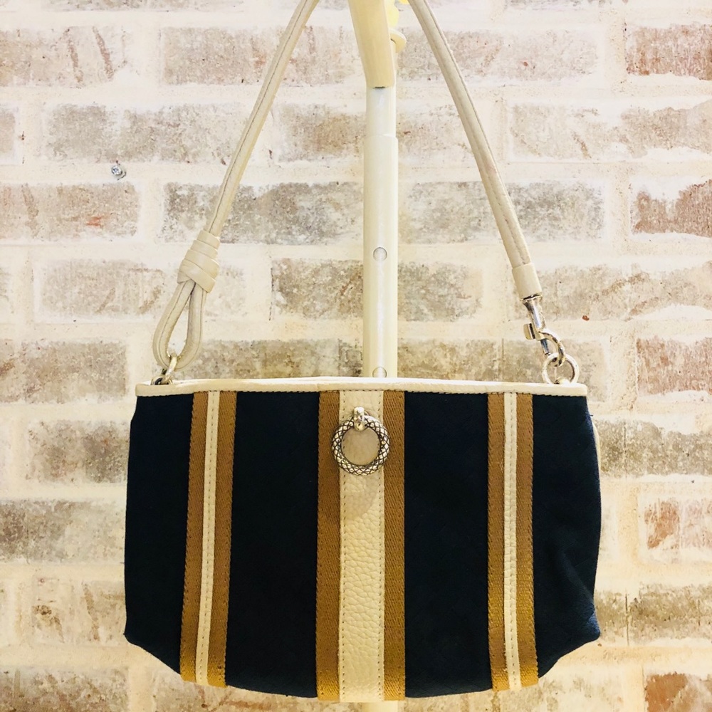 Bottega Veneta Leather Trimmed Woven Bag Purse